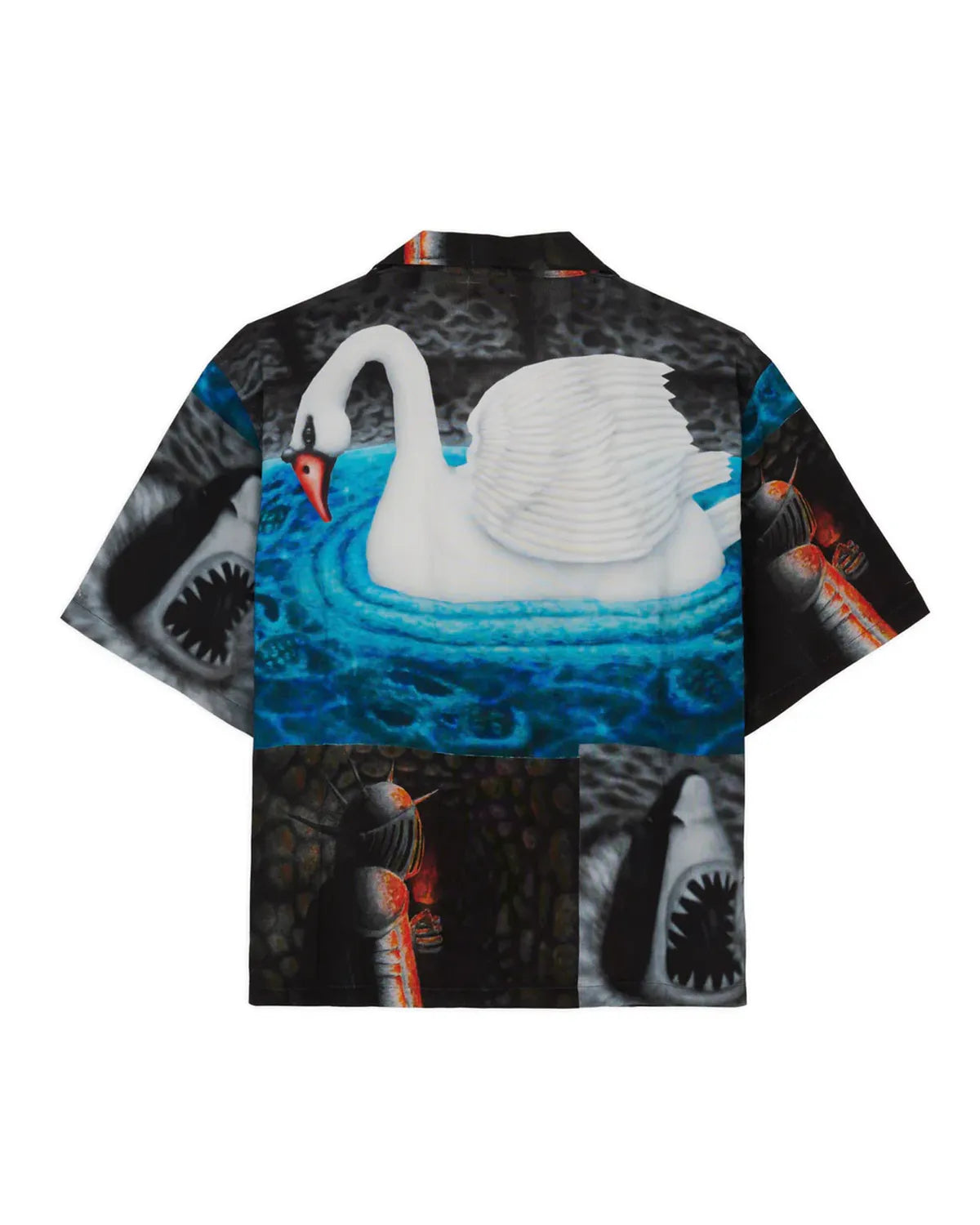 BRAIN DEAD / COPIA SHORT SLEEVE BUTTON DOWN SHIRT (T11004920SS26)