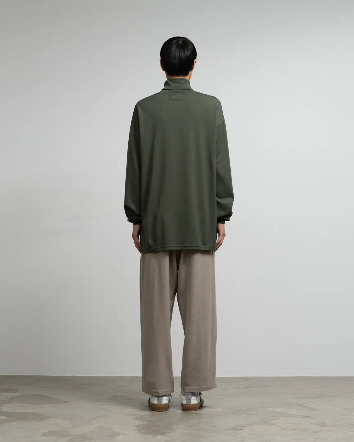Graphpaper / Brushed Mockrody High Neck L/S Tee (GM253-70422)