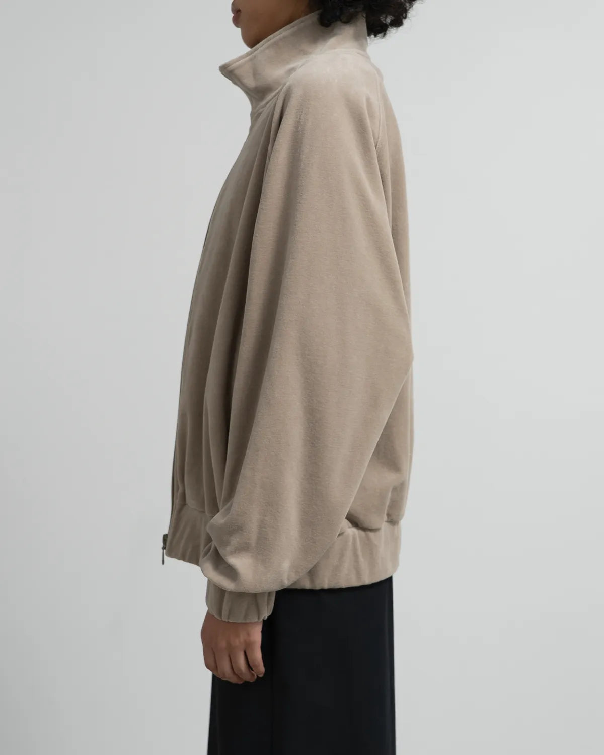 Graphpaper / Compact Velour Track Jacket (GL253-70407)