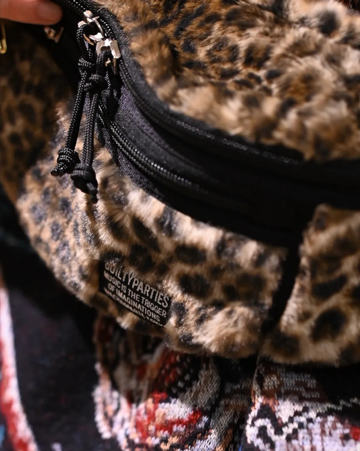 WACKO MARIA × SPEAK EASY / LEOPARD WAIST POUCH -TYPE-1- (25FW-WMA-BG08)