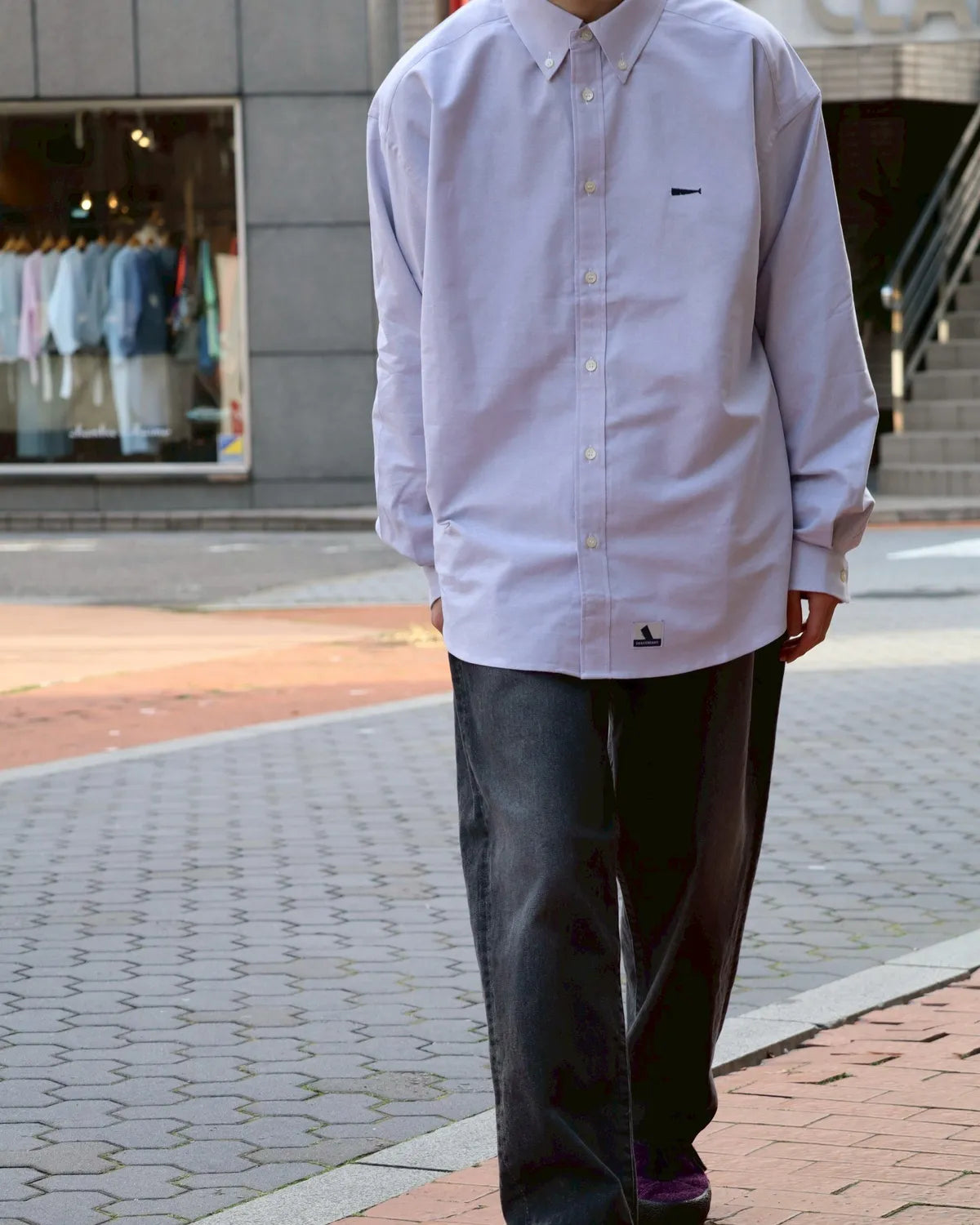 DESCENDANT / KENNEDY'S OXFORD LS SHIRT (261CPDS-SHM01)
