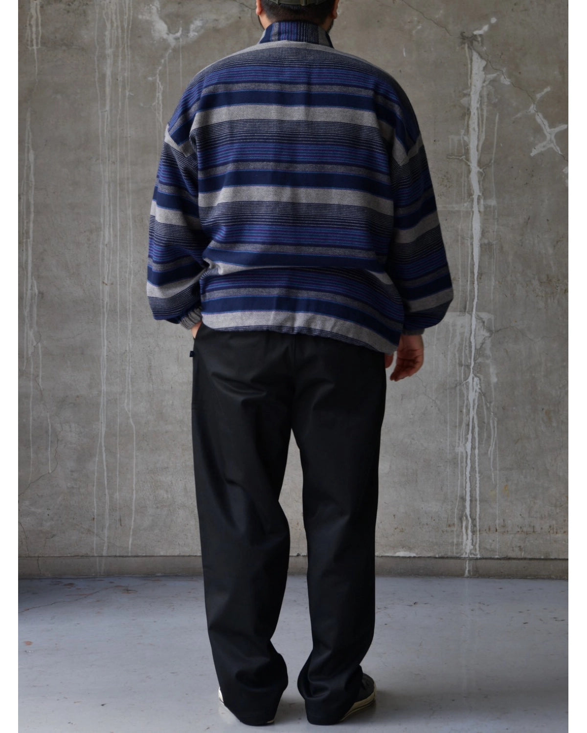 DESCENDANT / DC-6 ORGANIC COTTON TWILL TROUSERS (262CPDS-PTM01)