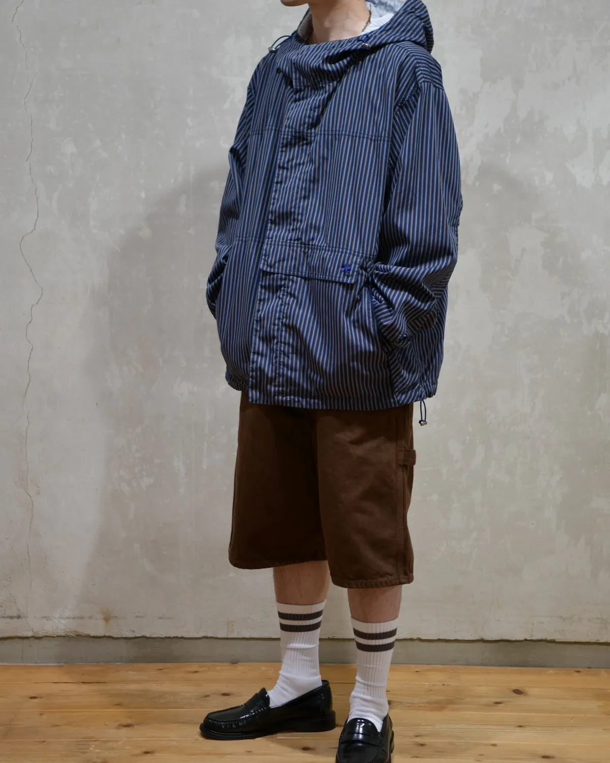 vowels / REVERSIBLE SHELL JACKET (VO-26SS-OW056)