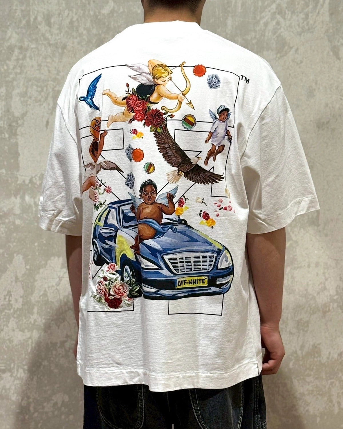 Off-White™ / FRESCO ARROW SKATE S/S TEE (OMAS25-RTW0043)