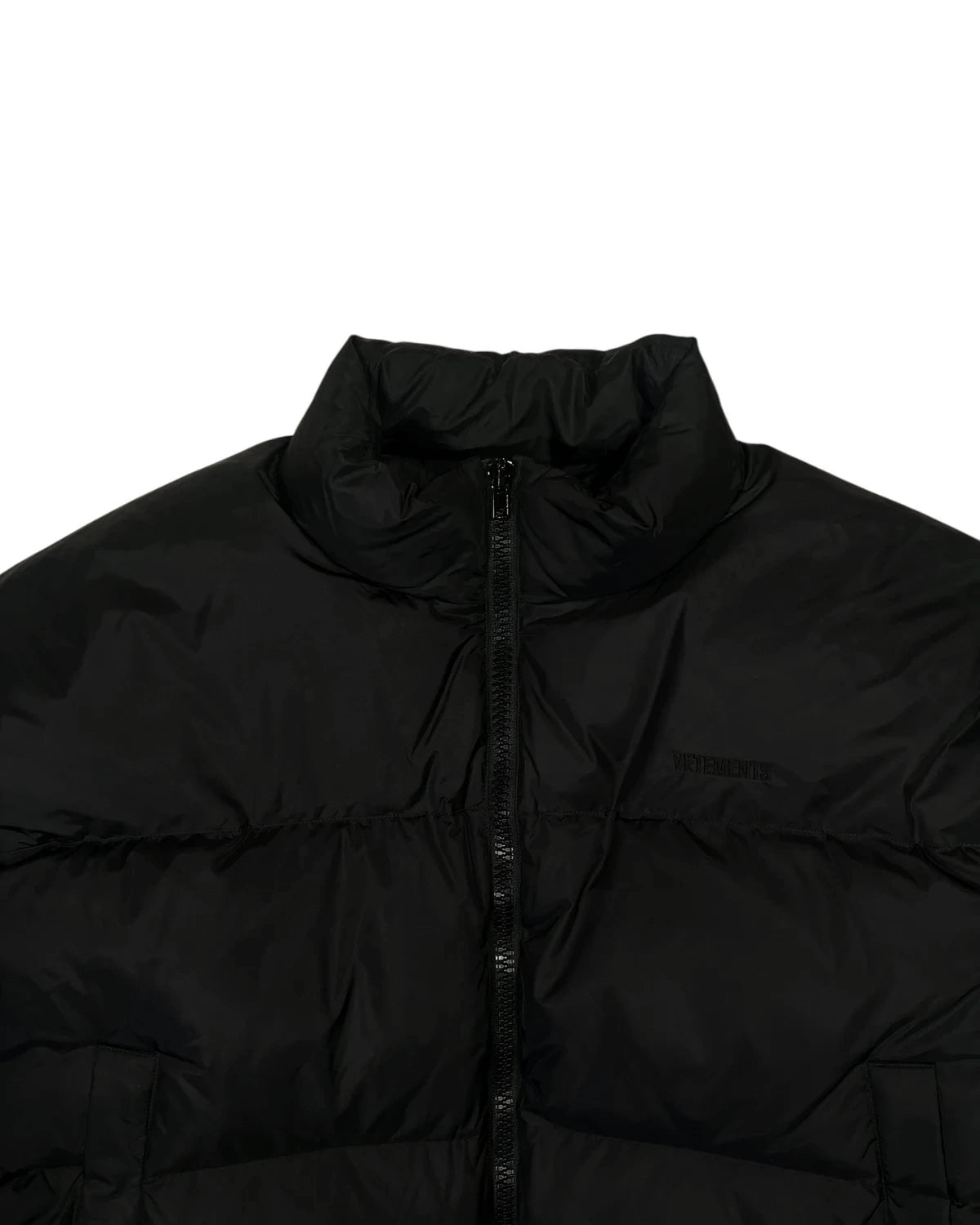VETEMENTS / DOUBLE LOGO BOXY PUFFER JACKET (UH76PU220BB)