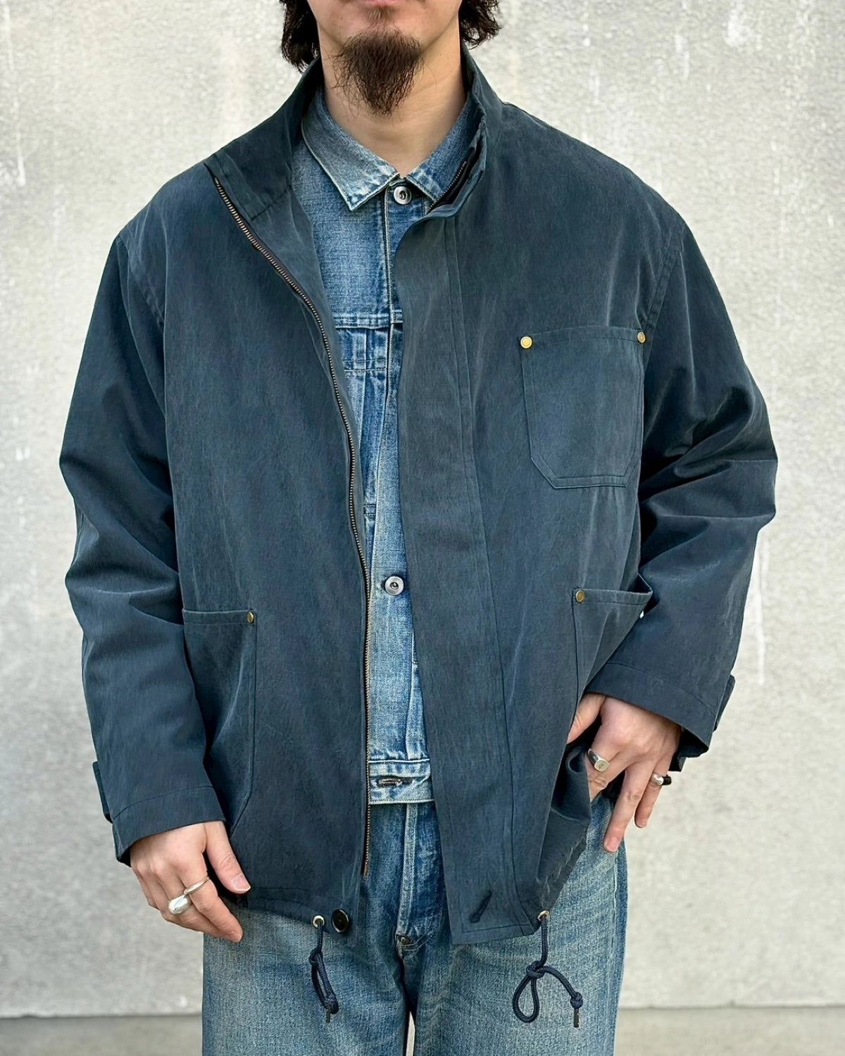 A.PRESSE / Cotton Silk Yacht Jacket (26SAP-01-32)