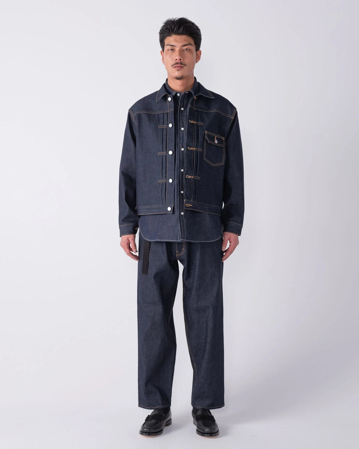 BEDWIN & THE HEARTBREAKERS / RAW DENIM JACKET "CASSIDY" (25AB5648)