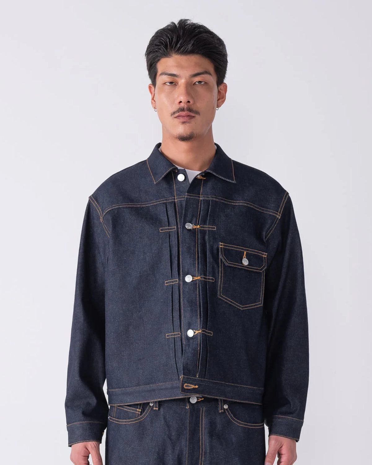 BEDWIN & THE HEARTBREAKERS / RAW DENIM JACKET "CASSIDY" (25AB5648)