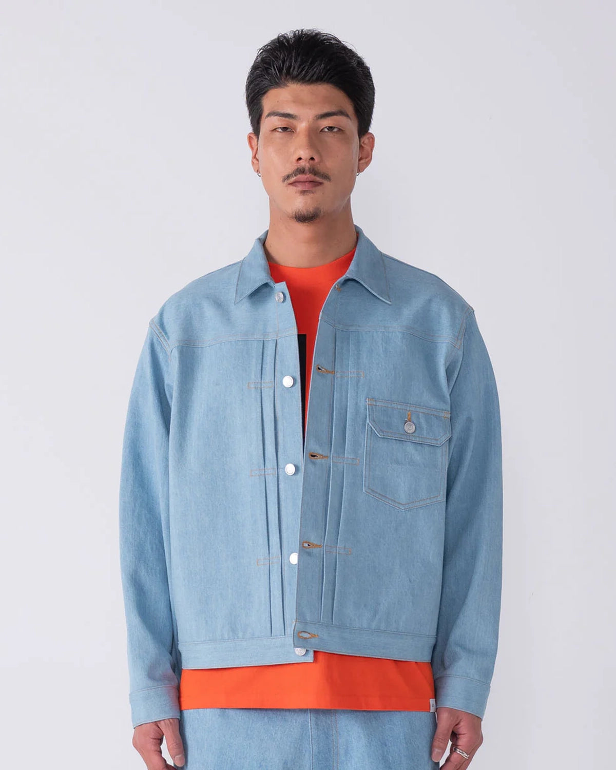 BEDWIN & THE HEARTBREAKERS / WASHED DENIM JACKET "CASSIDY" (25AB5649)