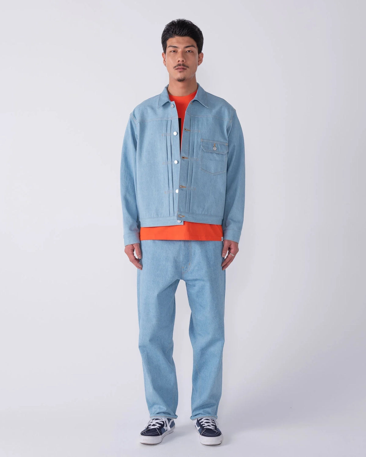 BEDWIN & THE HEARTBREAKERS / WASHED DENIM JACKET "CASSIDY" (25AB5649)
