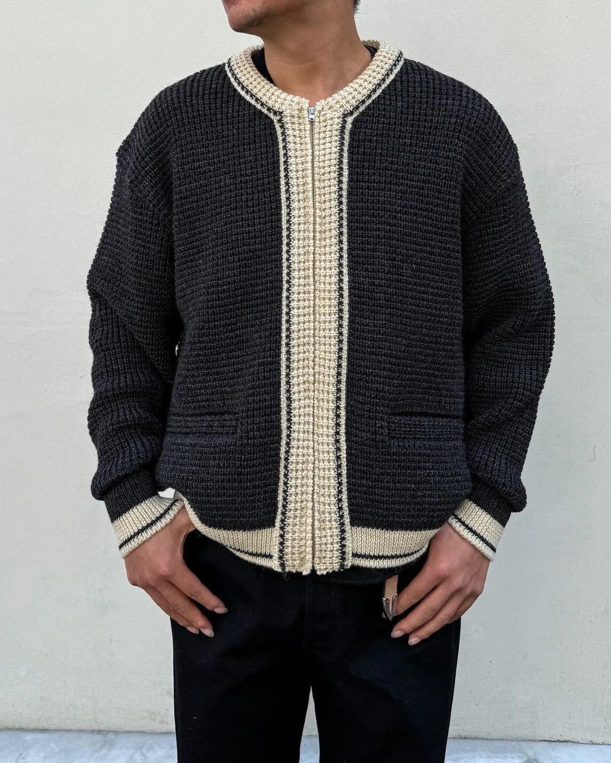 LASTMAN / Champs knit cardigan (LM-A26-0000-028)