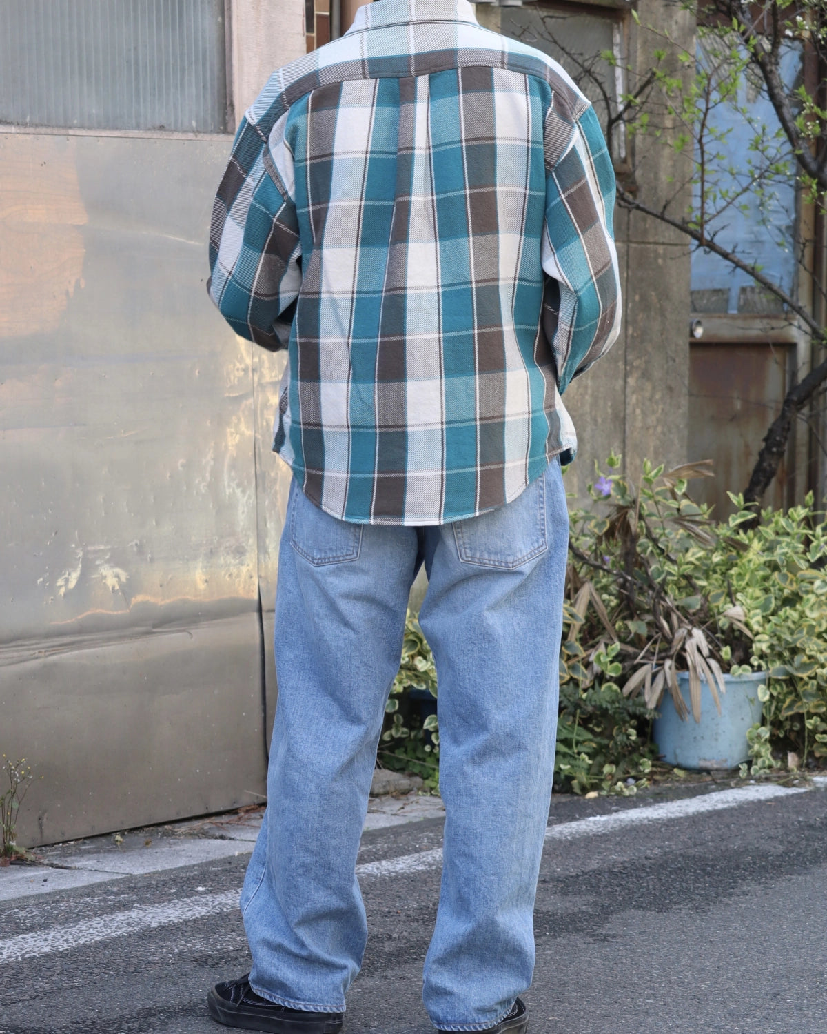 DESCENDANT / VANNING PLAID LS SHIRT (261TQDS-SHM03)