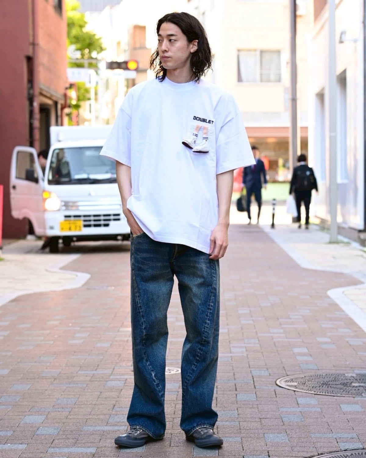 doublet × CONVERSE / "JACK PARCELL ALLSTER" EMBROIDERY T-SHIRT (25SS77CS389)