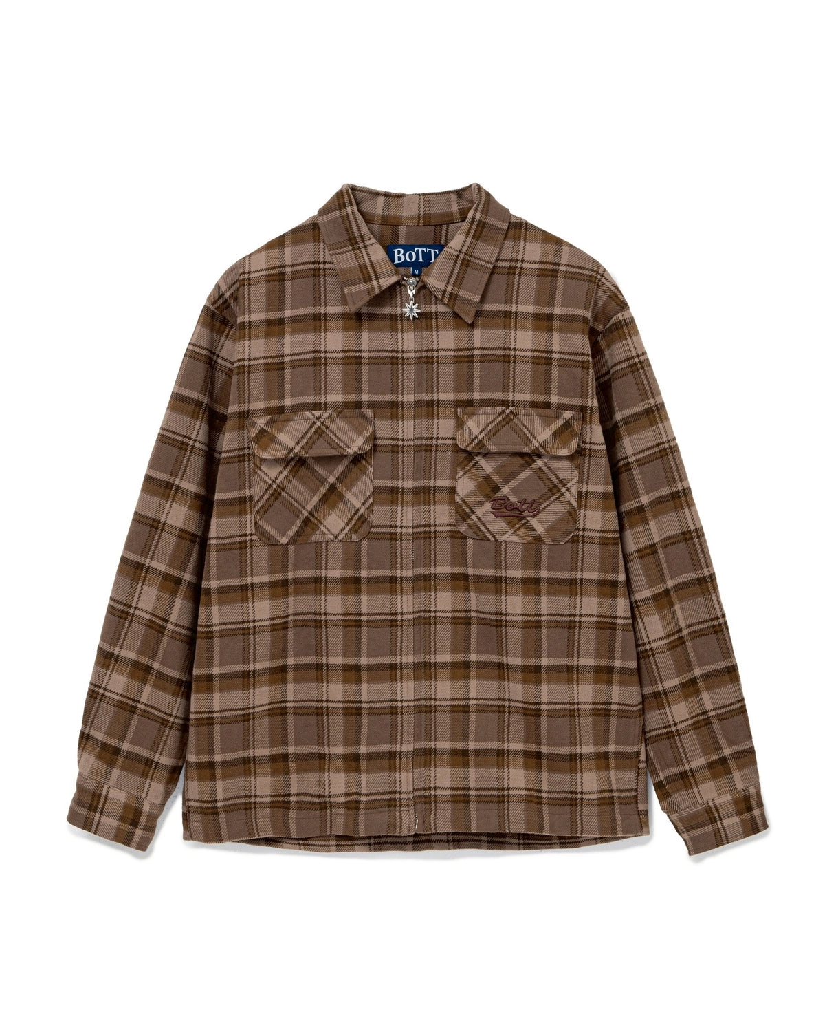 BoTT(ボット) / Zip-Up Flannel Shirt | 公式通販・JACK in the NET BoTT(ボット) / Zip-Up Flannel Shirt | 公式通販・JACK in the NET