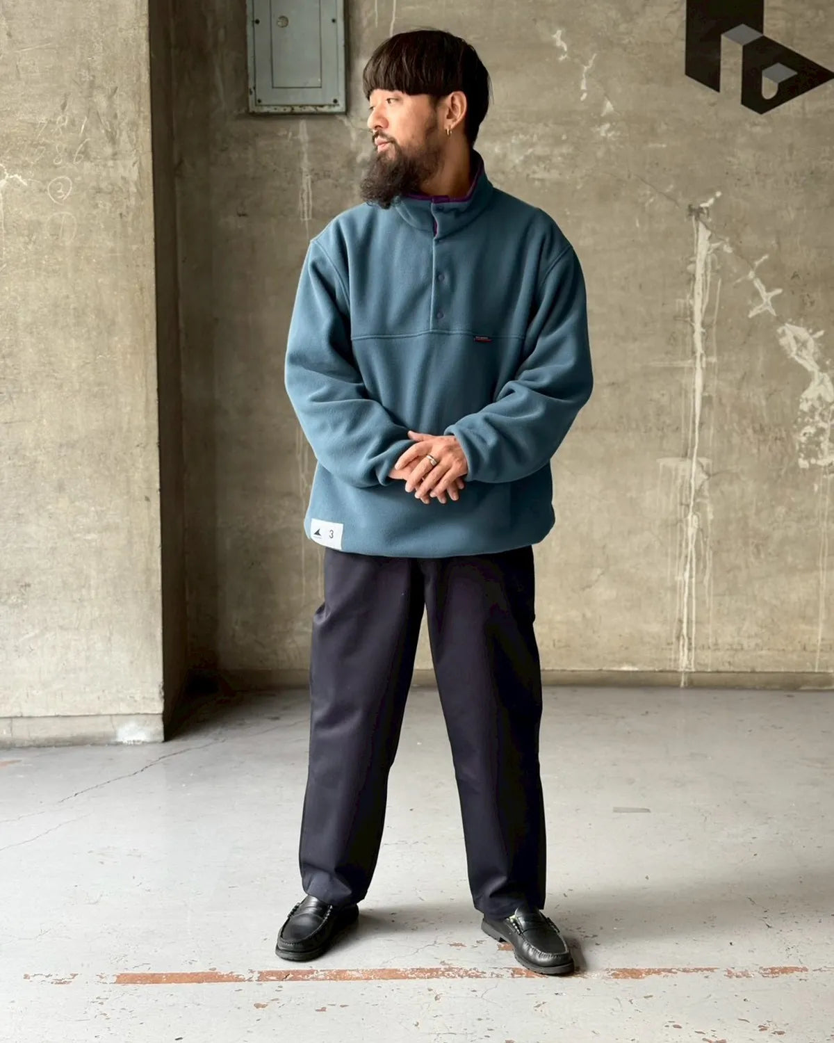 DESCENDANT / HUMMING FLEECE PULLOVER (252ATDS-CSM30)