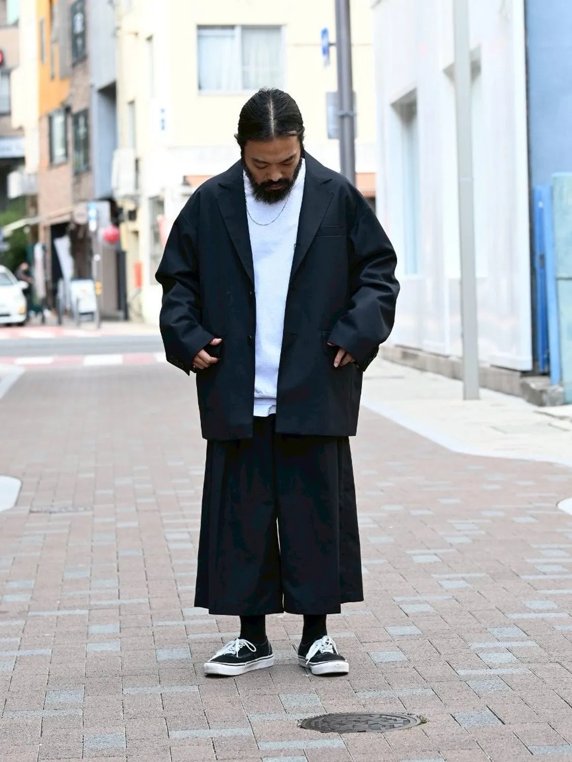 COOTIE PRODUCTIONS® / T/W Saxony Shin Cut Wide Easy Trousers (CTE-25A108)