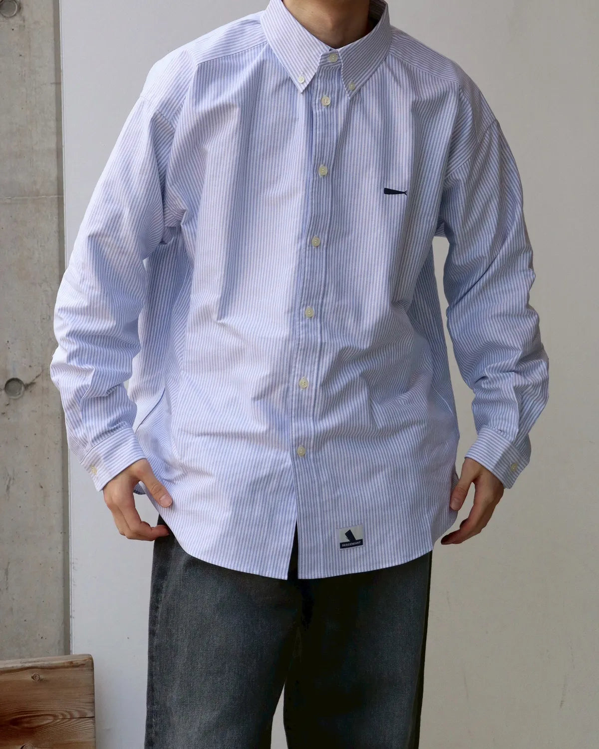 DESCENDANT / KENNEDY'S STRIPE LS SHIRT (261TQDS-SHM02)