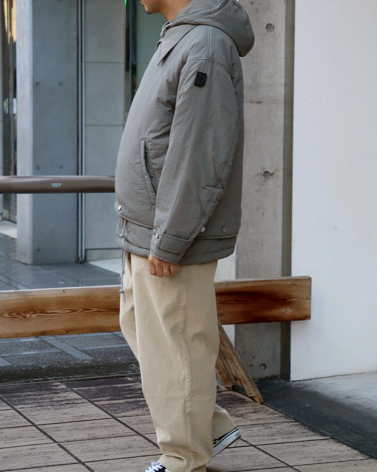 PHINGERIN / DOUBLE CUSHY HOODED JACKET (PD-252-JK-011)