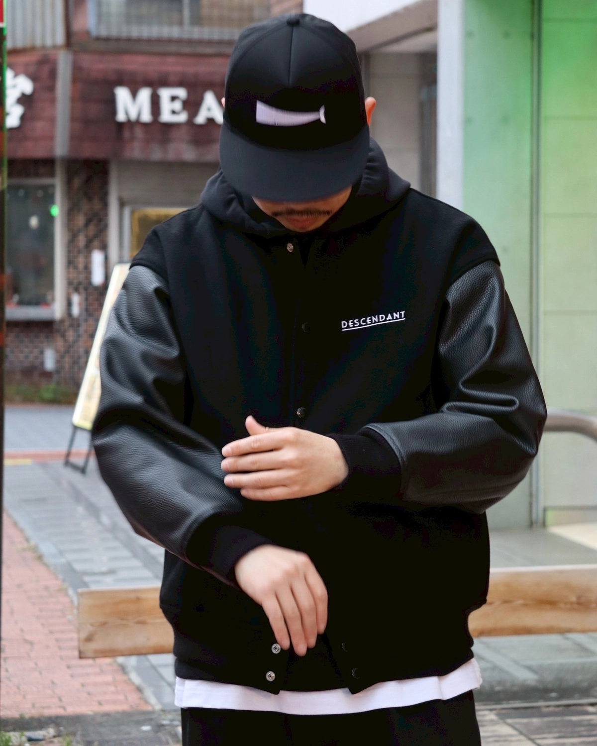 DESCENDANT / FLUKE UP VARSITY JACKET (252CPDS-JKM01S)