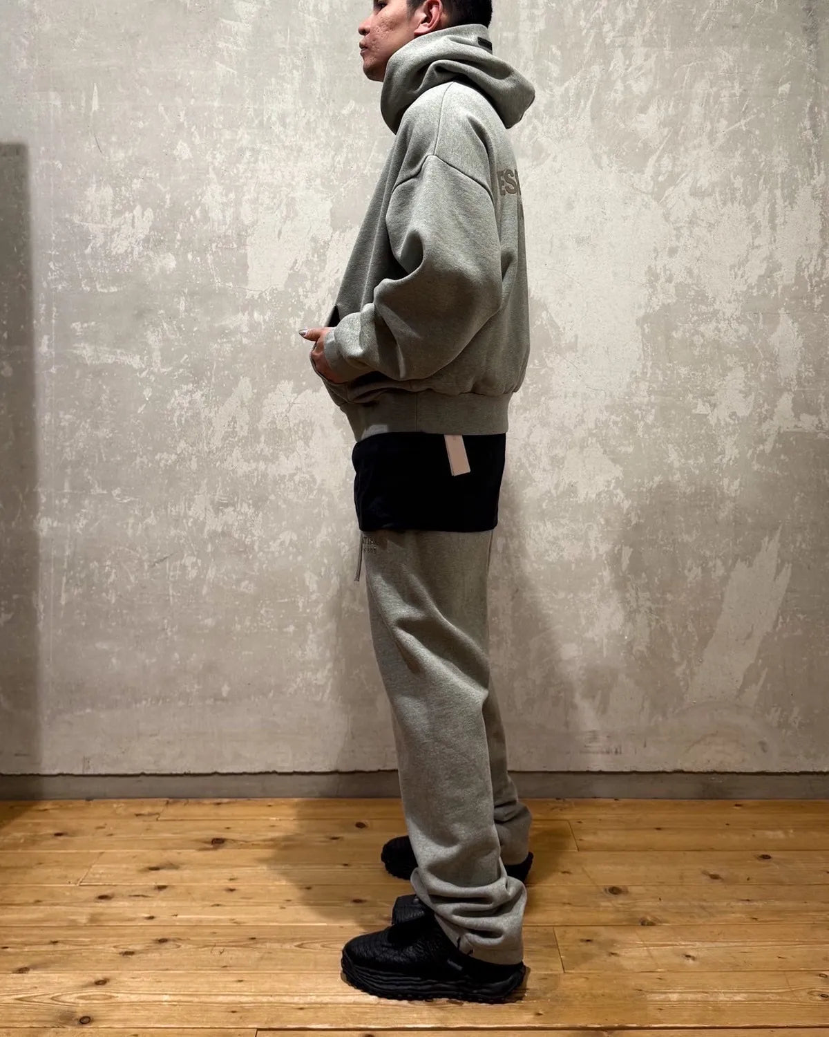 ESSENTIALS / CLASSIC FIT FLEECE HOODIE (192SP252050F)