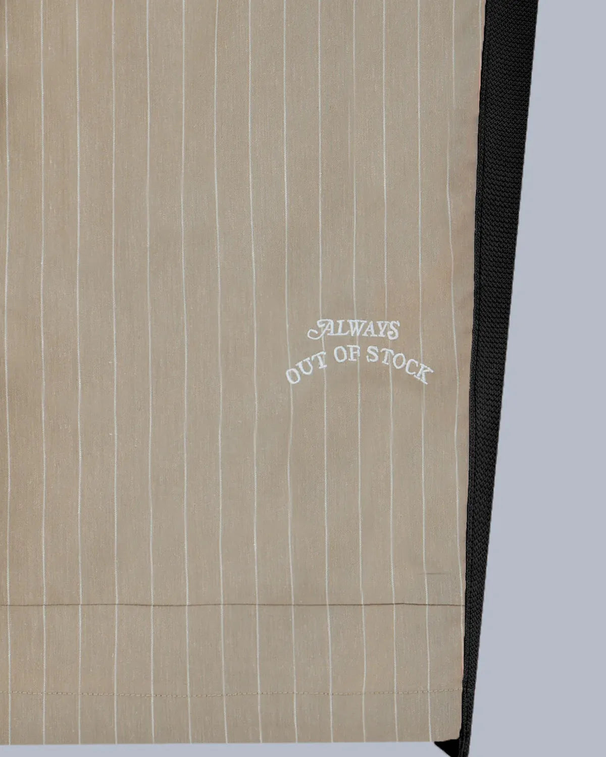 ALWAYS OUT OF STOCK / SIDE STRIPE LINEN TUCKED SHORTS (HA-026106232)