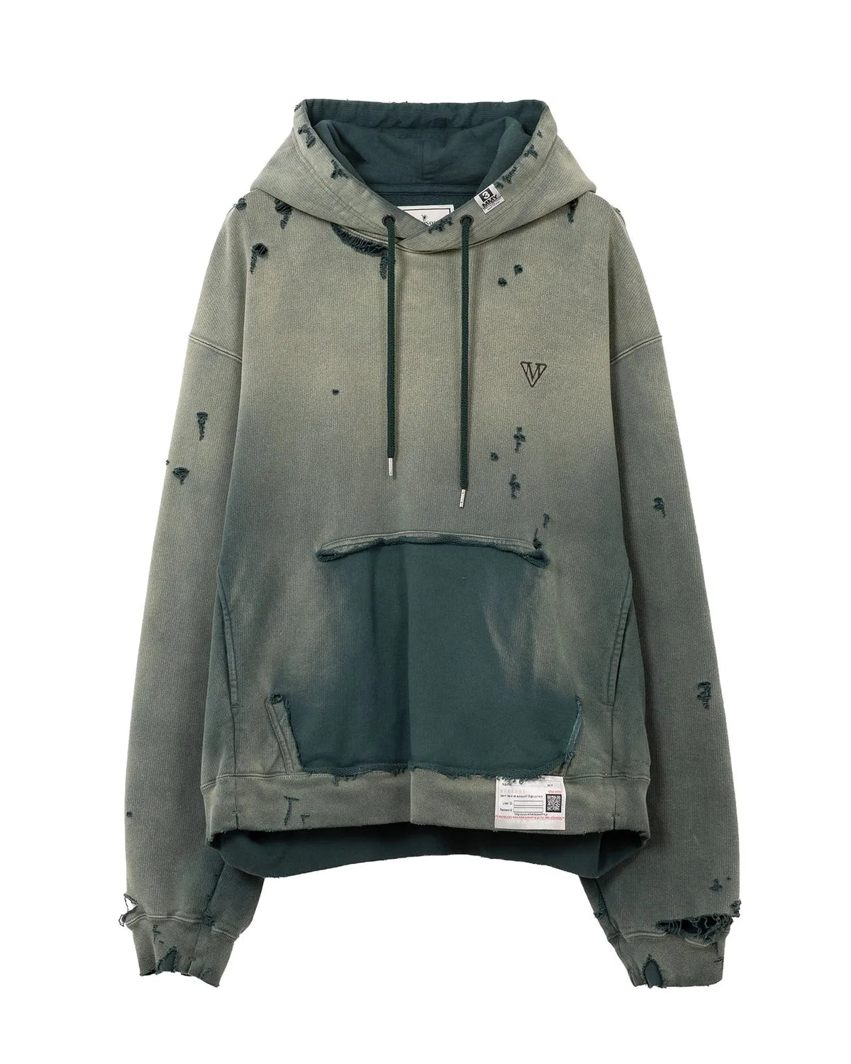 Maison MIHARA YASUHIRO / Sun Faded Like Hoodie (A15HD552)