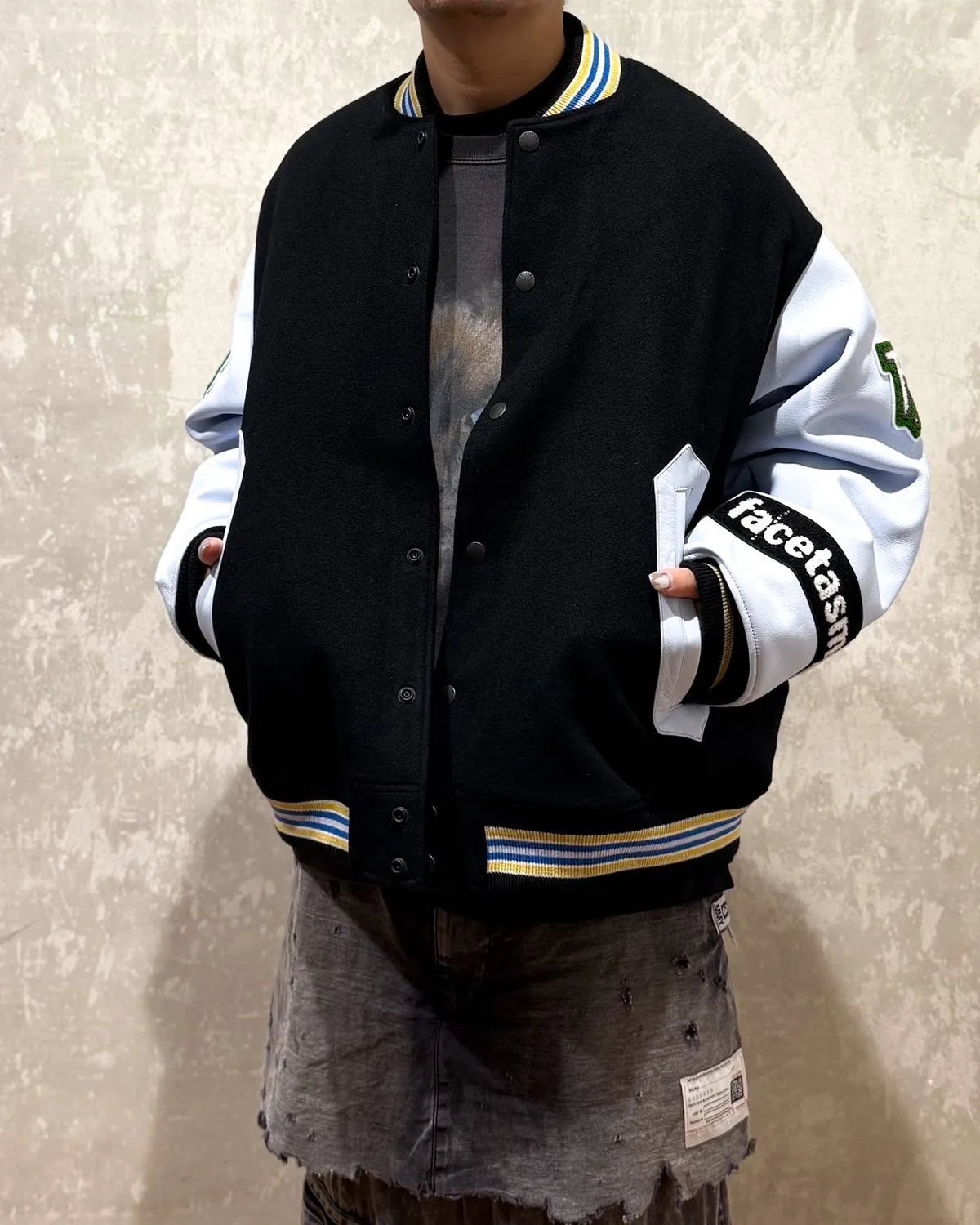 FACETASM / HINDI STADIUM JACKET (JOO-JK-U06)