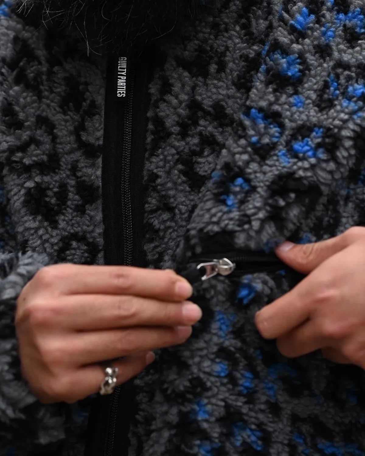 WACKO MARIA / REVERSIBLE LEOPARD BOA FLEECE JACKET (25FW-WMO-OD01)
