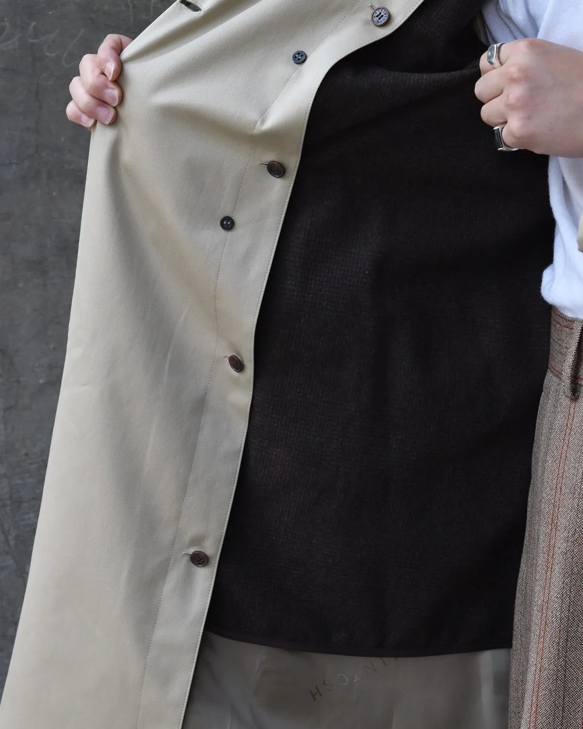 MACKINTOSH / Blanefield Gabardine Double Breasted Trench Coat (G252HI11189FDOC)