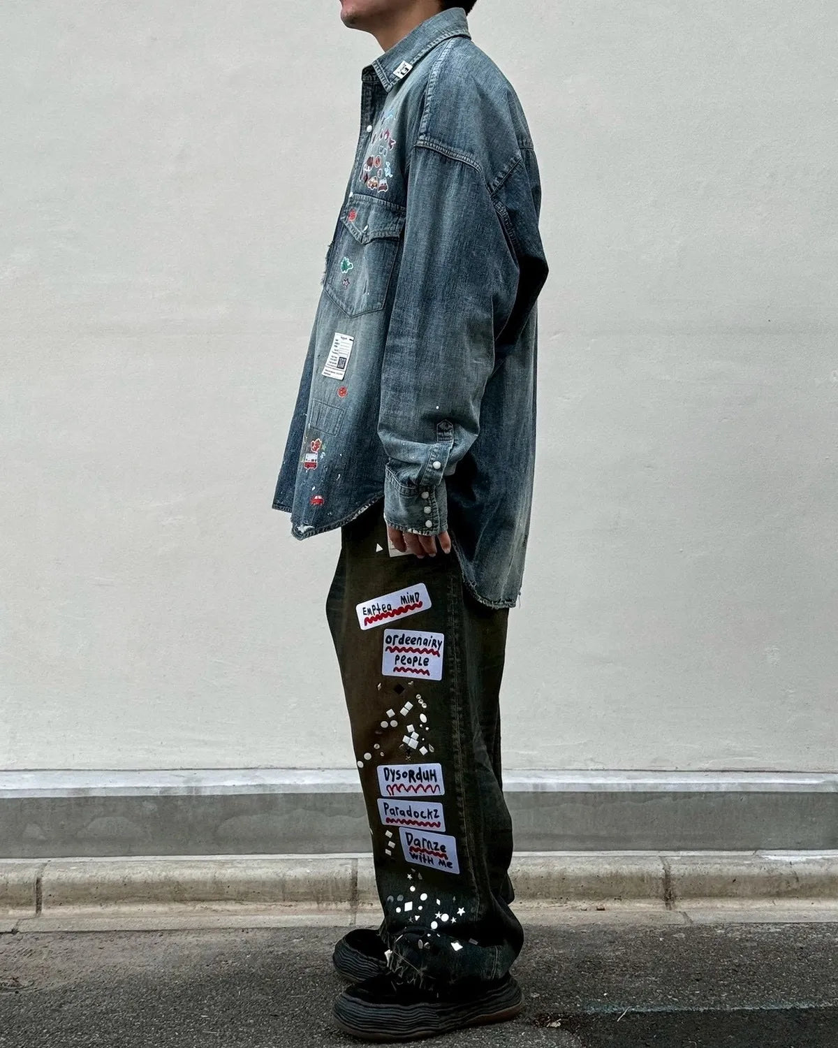 Maison MIHARA YASUHIRO / DENIM SHIRTS w STK (J16SH125)