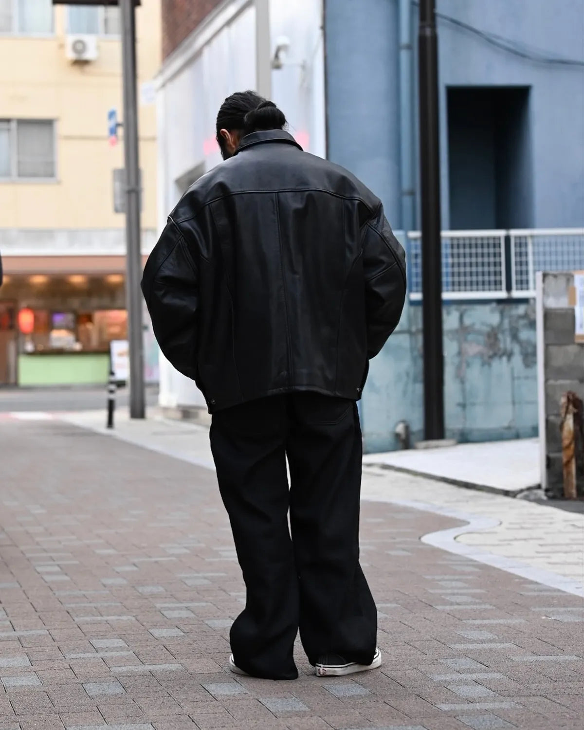 COOTIE PRODUCTIONS® / Leather Policeman Jacket (CTE-25A225)