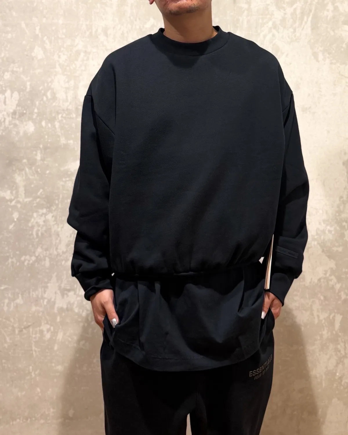 ESSENTIALS / CLASSIC FIT FLEECE CREWNECK (192SP252040F)
