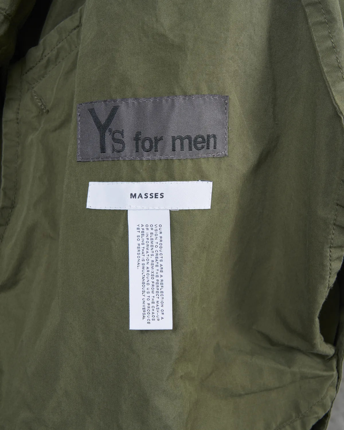 MASSES × Y's / M-65 FIELD COAT (1259099014)