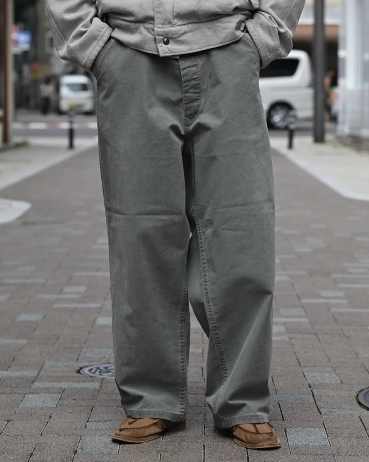 A.PRESSE / Vintage Cinch Buckle Euro Work Pants (25AAP-04-28)