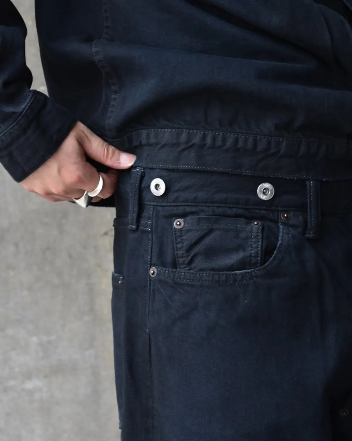 A.PRESSE / No.22 Washed Wide Denim Pants (25AAP-04-05)