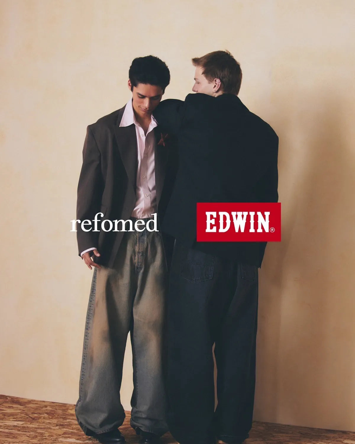 refomed / FRESH MAN DENIM WIDE PANTS by EDWIN "OW" (REPT-ED001)
