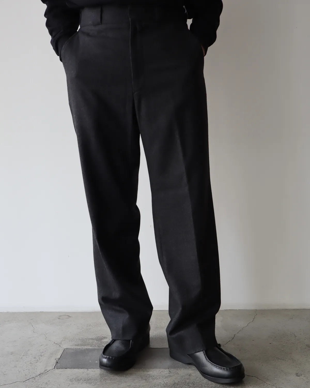 COMOLI / ウールフラノ パンツ (C03-03008)