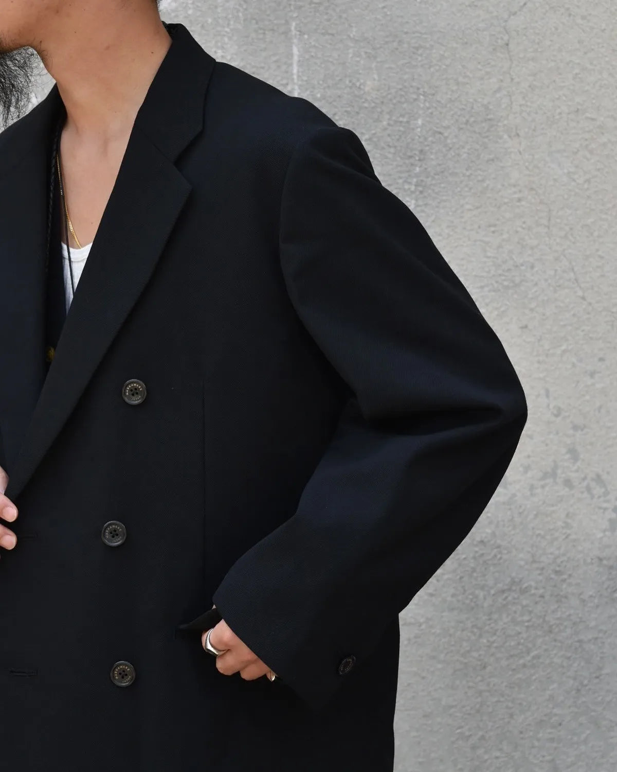 MARKAWARE / Organic Wool Survival Cloth® Double Breasted Comfort Jacket (A25C06JK01C)