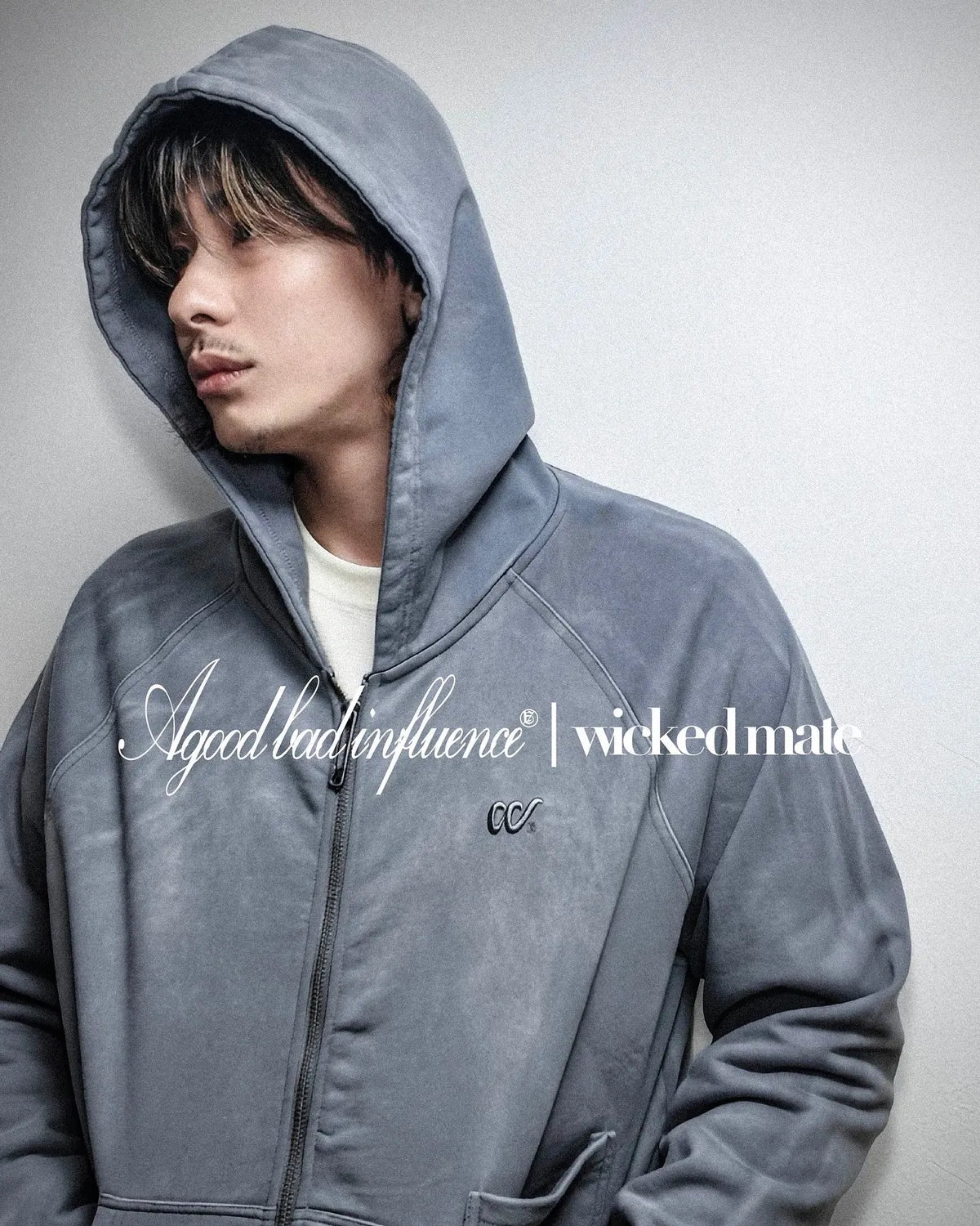 wicked mate × A Good Bad Influence (※REGGAWS EXCLUSIVE ) / HOODIE (AGBI-25RGS-HD01)