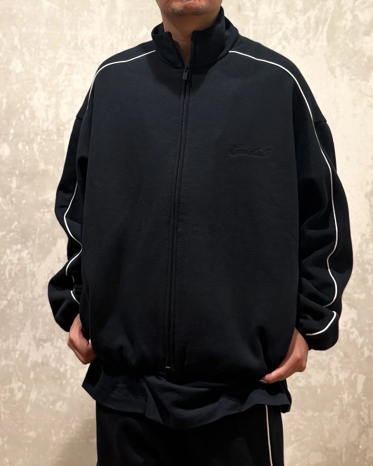 ESSENTIALS / MODERN FIT FLEECE TRACK JACKET (202SP256890F)