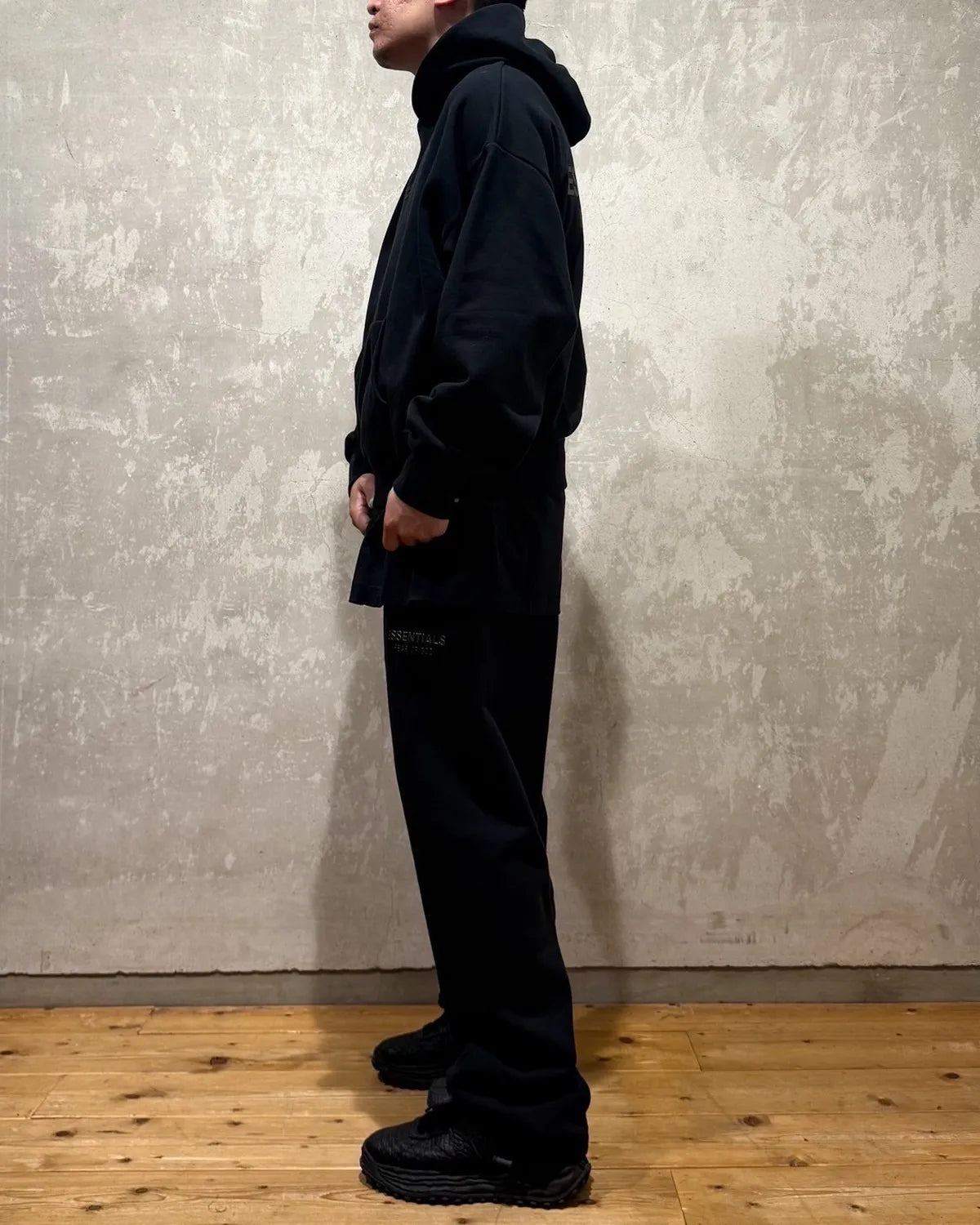 ESSENTIALS / CLASSIC FIT FLEECE HOODIE (192SP252050F)