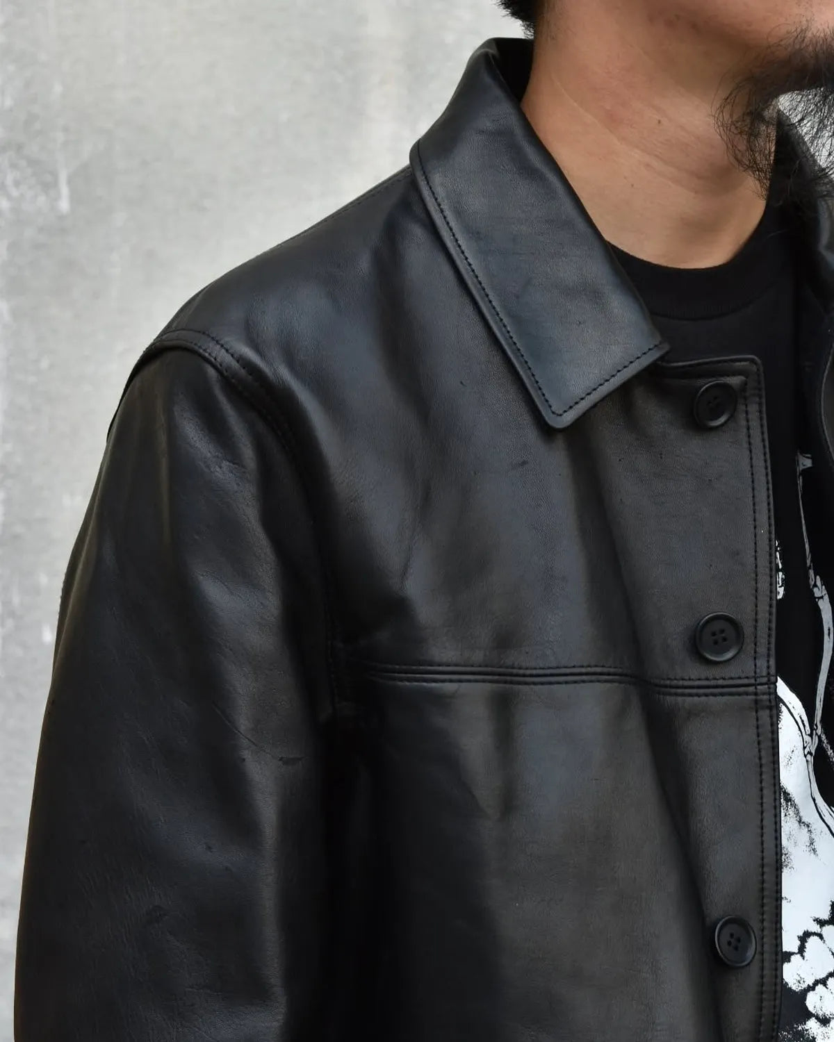 MASSES × Y's / LEATHER CAR COAT Ys (1259027014)