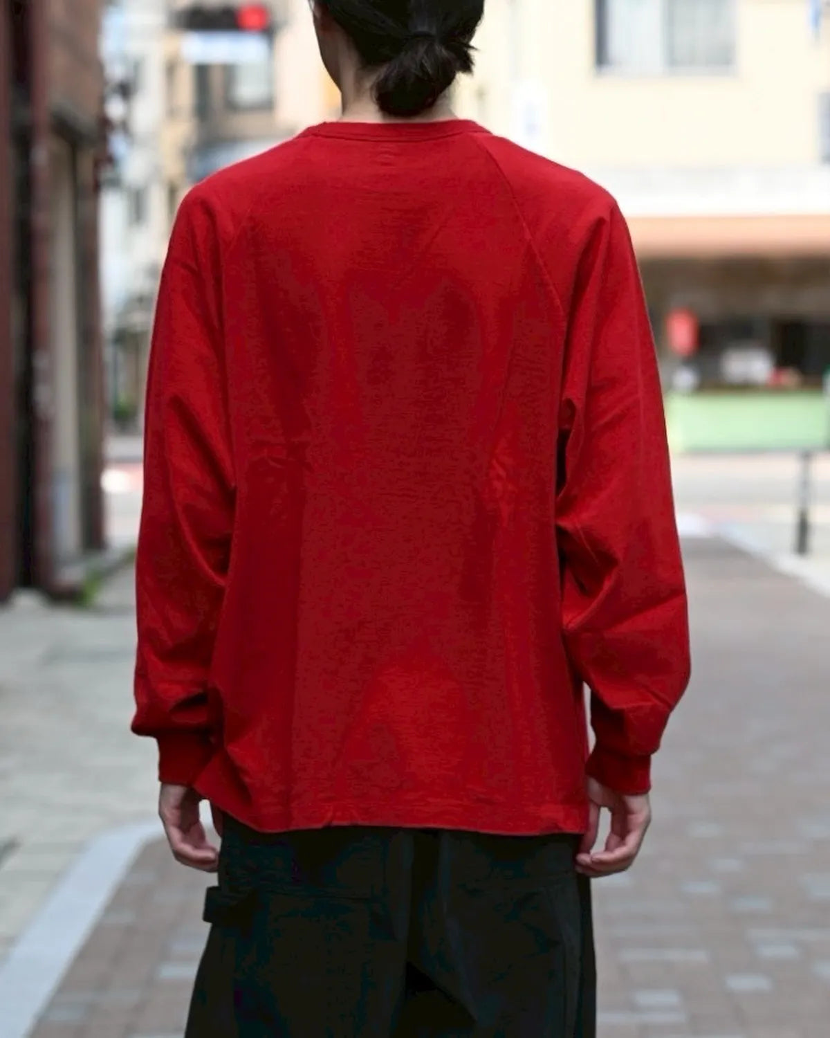 blurhms / Co/Silk Nep Raglan Tee (BHS24F037F25)