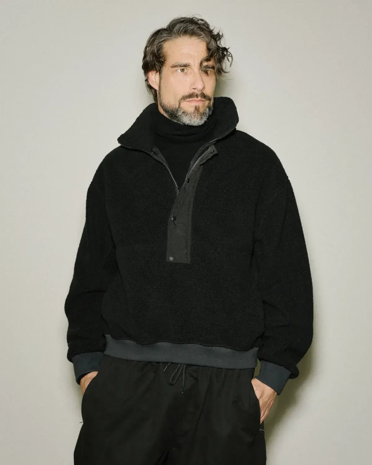 entire studios / SYSTEM HALF ZIP FLEECE JACKET (ESFW26ST02016)