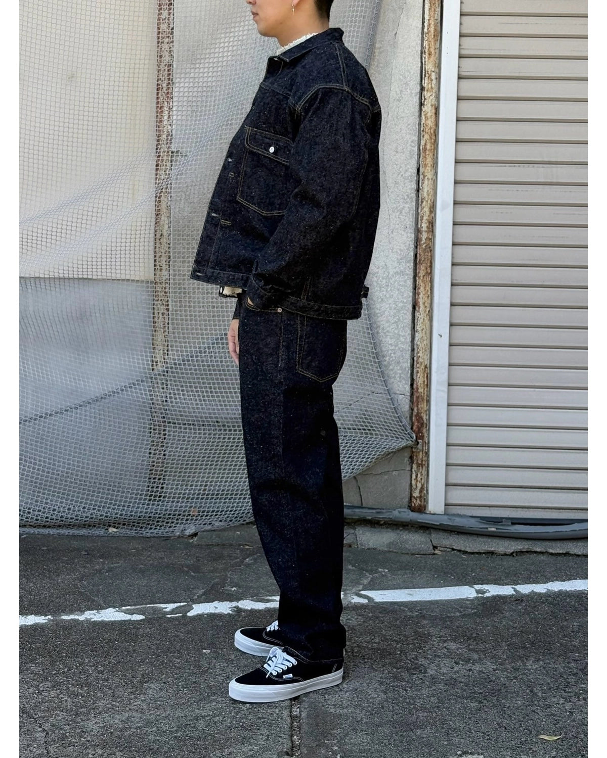 New Manual / #017 LV 61's TAPERED JEANS ONE-WASHED