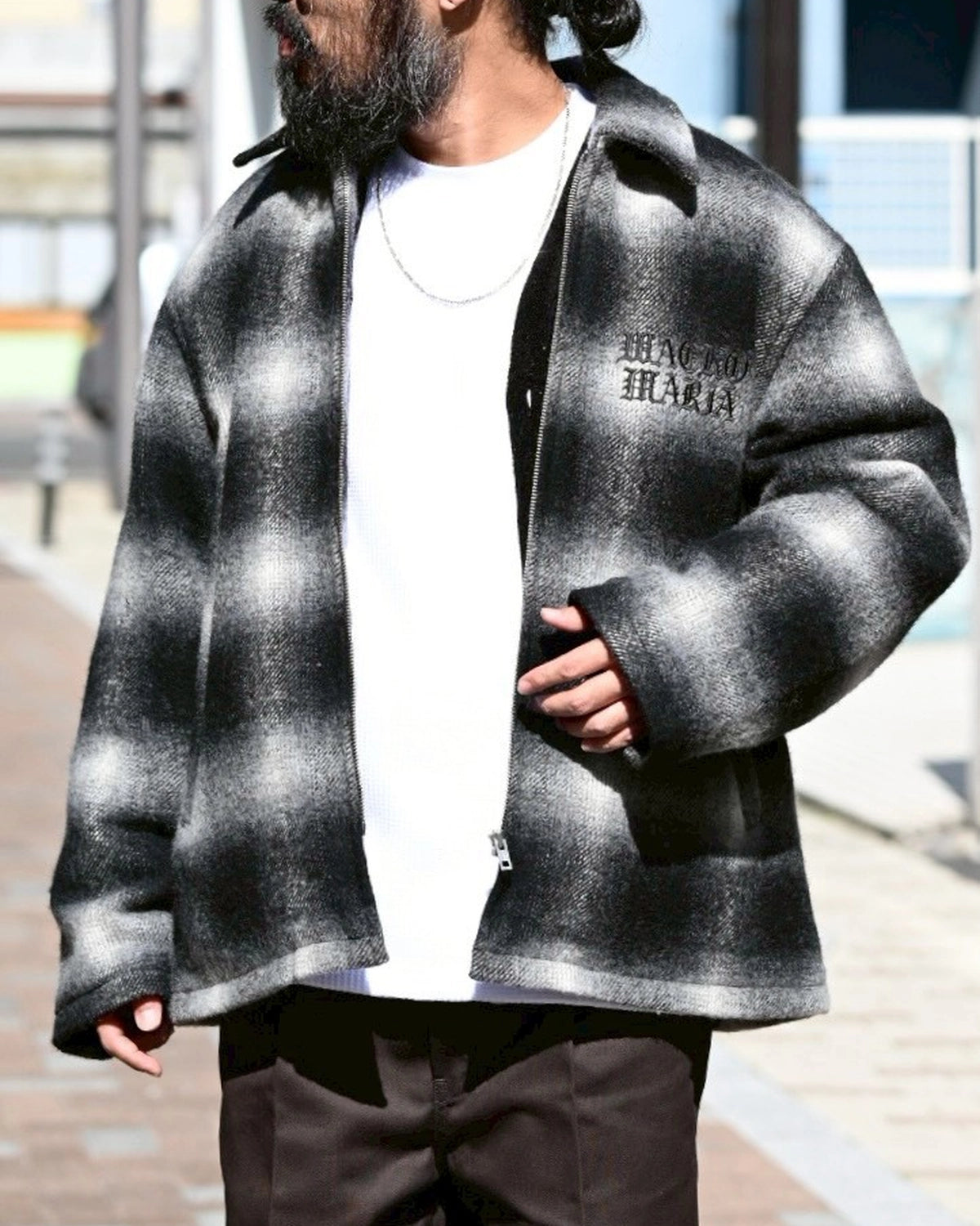 WACKO MARIA / OMBRE CHECK 50'S JACKET -TYPE-2- (25FW-WMO-BL19)