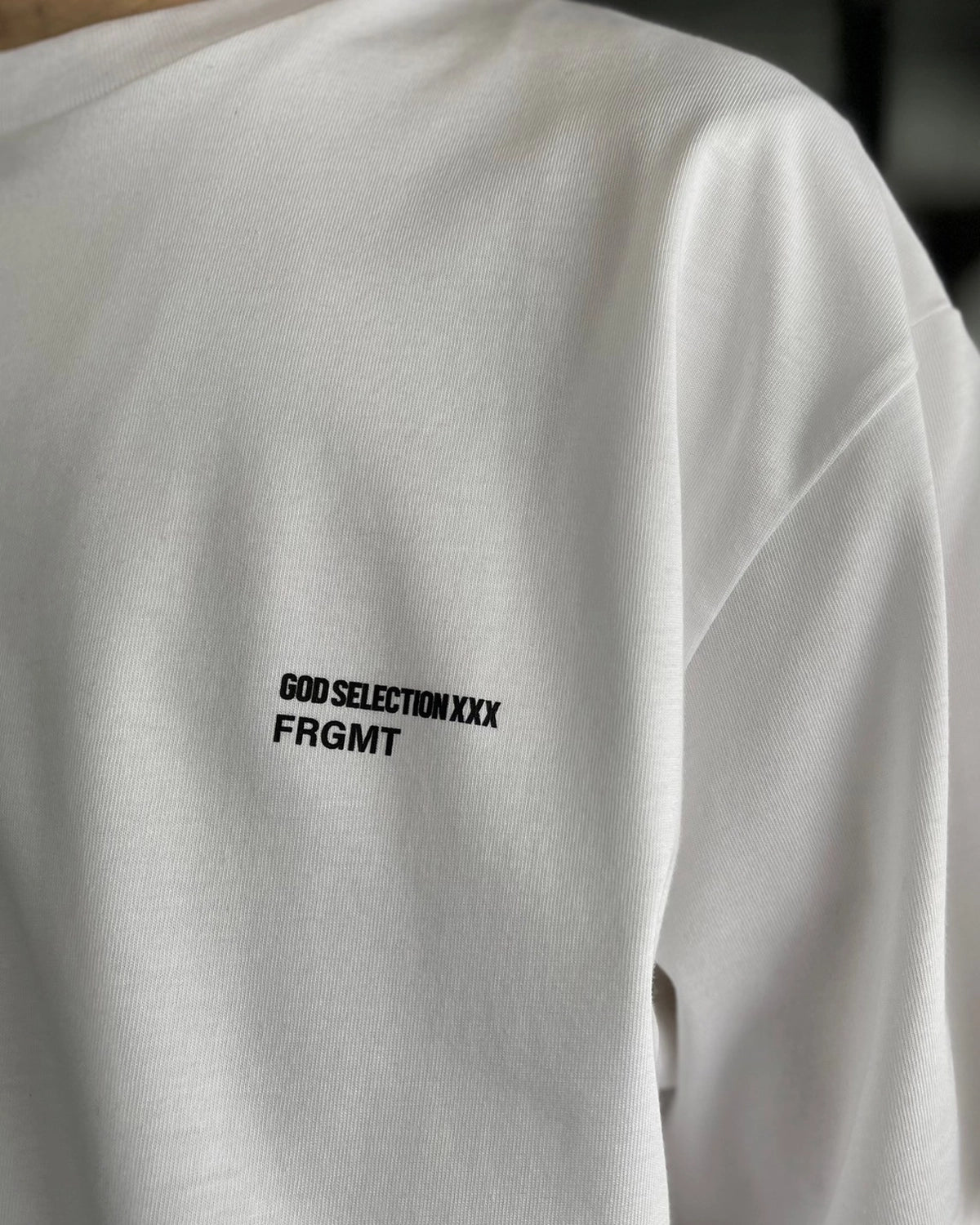 GOD SELECTION XXX × FRAGMENT / T-SHIRT (GX-S25-12FST-02)