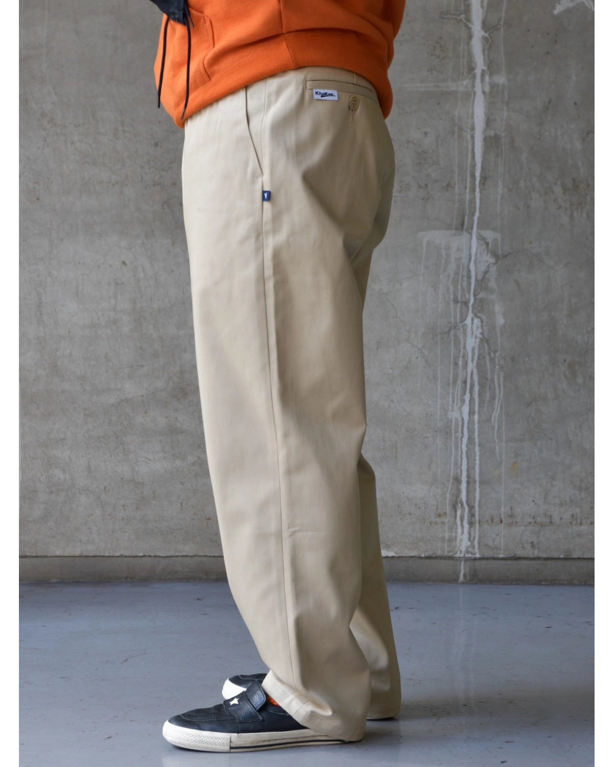 DESCENDANT / DC-6 ORGANIC COTTON TWILL TROUSERS (262CPDS-PTM01)