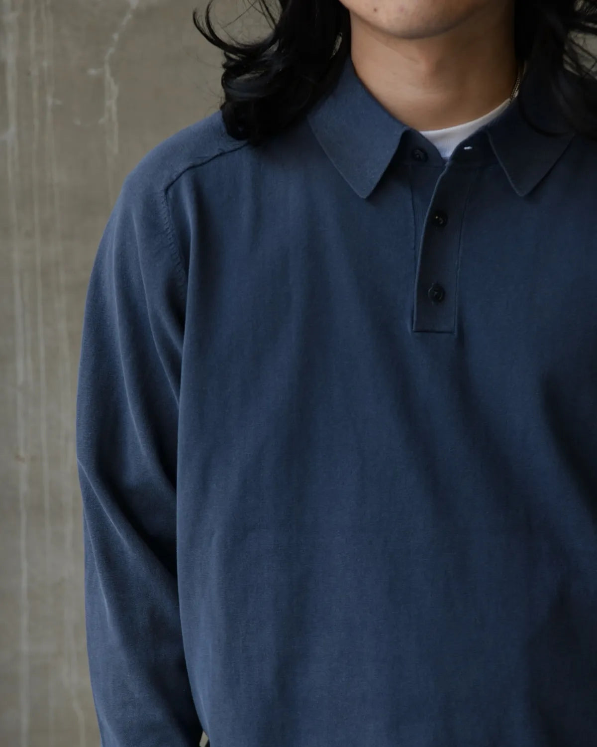 NONNATIVE / DWELLER POLO SWEATER COTTON (NN-K4802)
