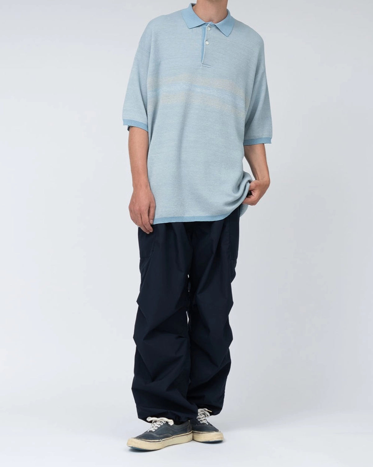 nanamica / Polo Sweater (S25SH016)